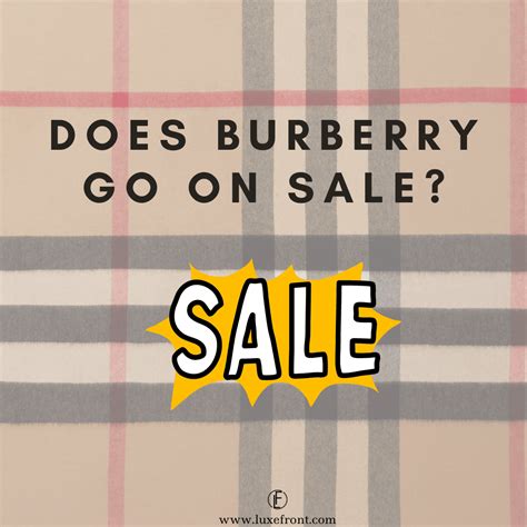 when does burberry go on sale 2021|burberry macy's.